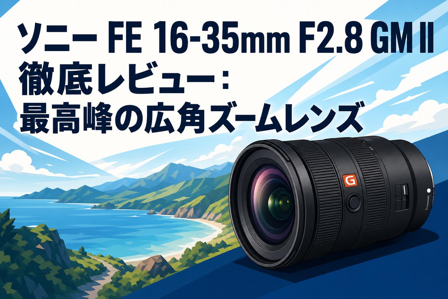 ソニー FE 16-35mm F2.8 GM II 徹底レビュー：最高峰の広角ズーム