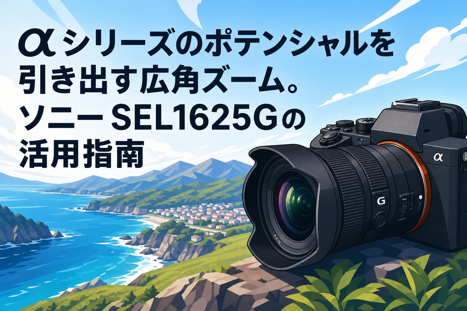 αシリーズのポテンシャルを引き出す広角ズーム。ソニー SEL1625Gの活用