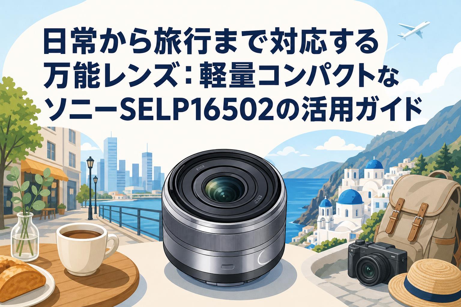 日常から旅行まで対応する万能レンズ：軽量コンパクトなソニー
