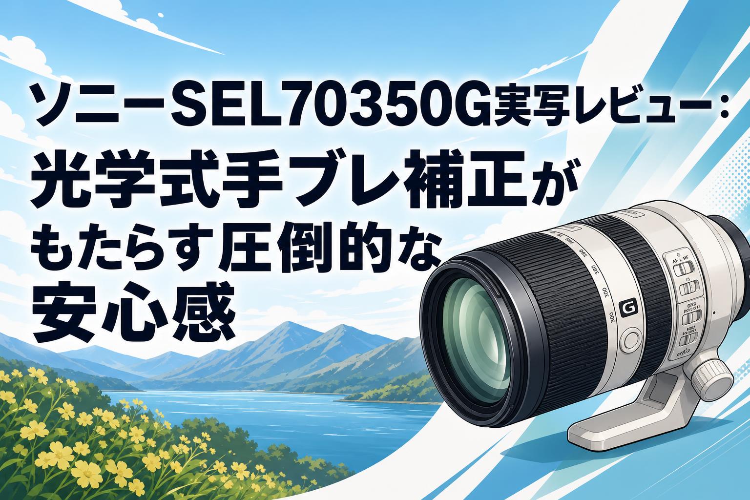 ソニーSEL70350G実写レビュー：光学式手ブレ補正がもたらす圧倒的な