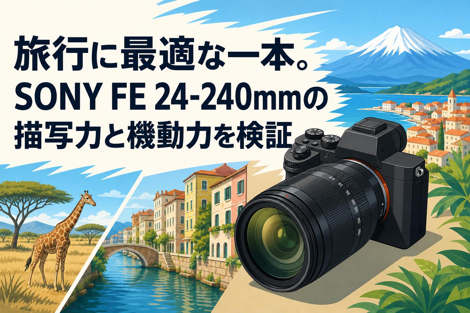 【本日限定お値下げ!】Sony FE 24-70mm f/4 旅行に最適な一本。SONY FE 24-240mmの描写力と機動力を検証 | PANDA