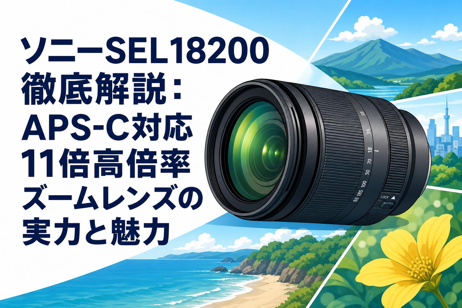 ソニーSEL18200徹底解説：APS-C対応11倍高倍率ズームレンズの実力と