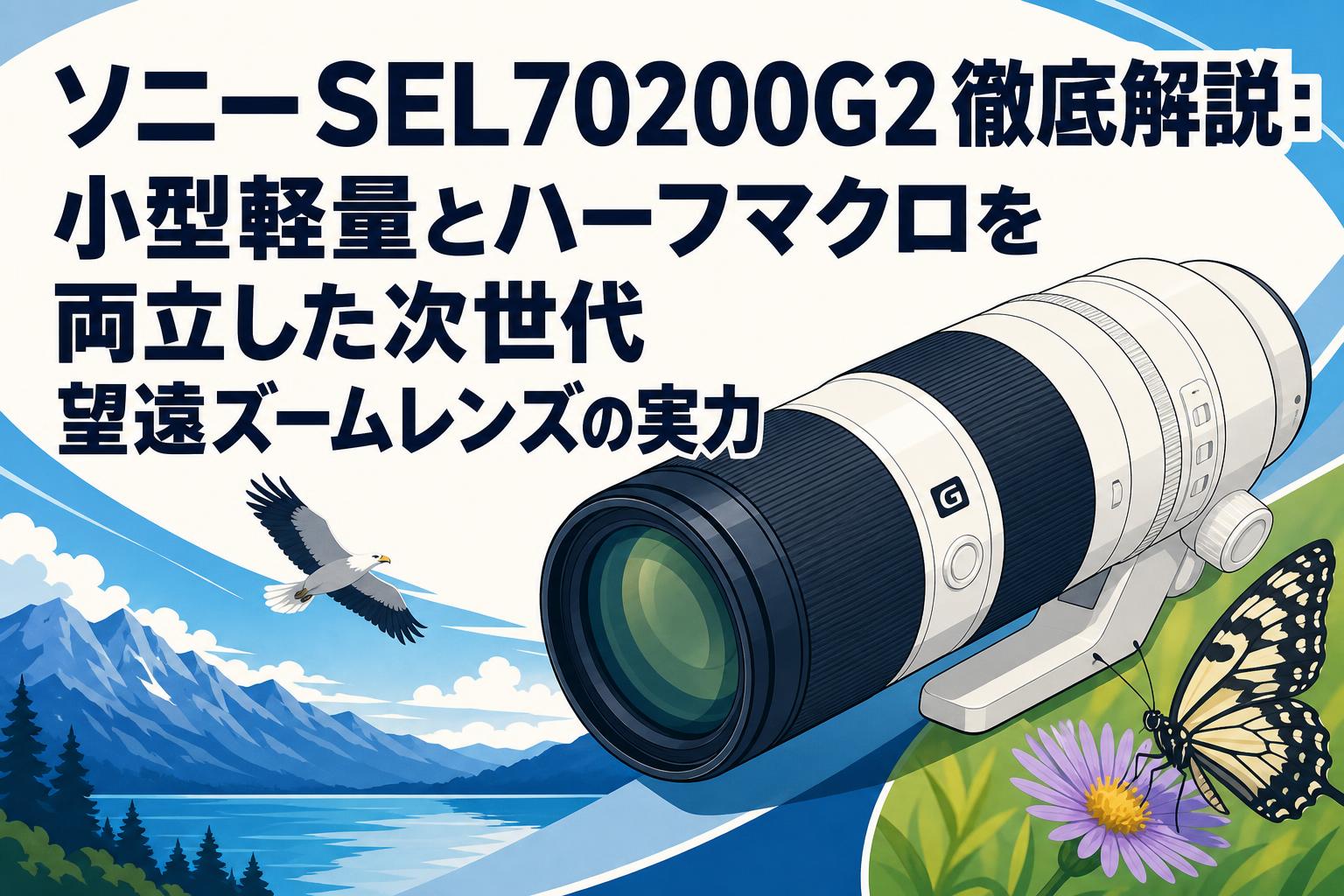 ソニーSEL70200G2徹底解説：小型軽量とハーフマクロを両立した次世代