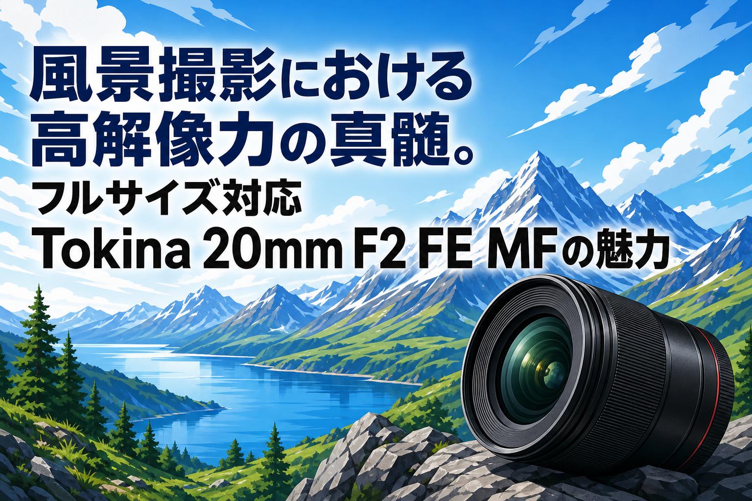 風景撮影における高解像力の真髄。フルサイズ対応Tokina 20mm F2 FE MF