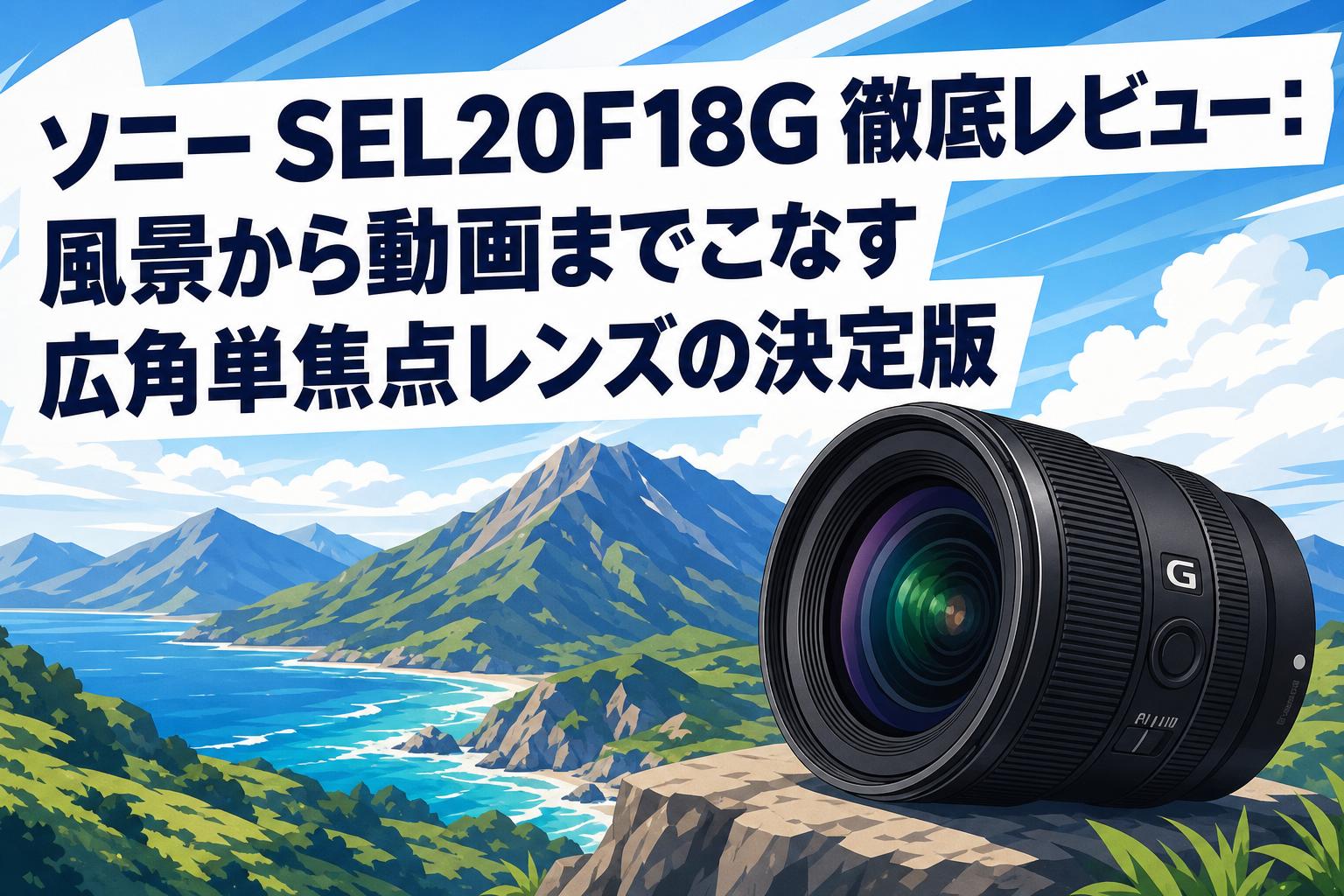 ソニー SEL20F18G 徹底レビュー：風景から動画までこなす広角単焦点