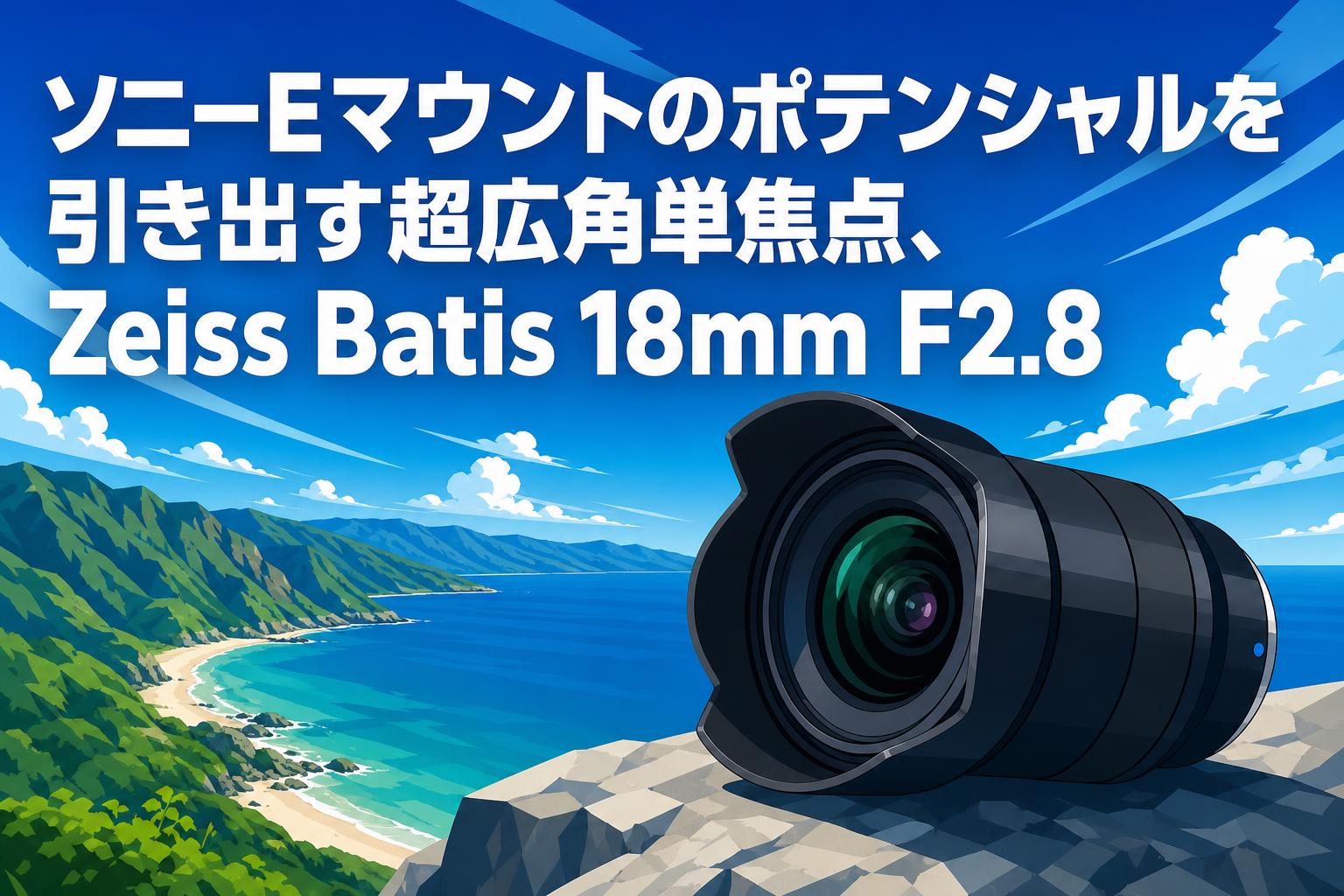 ソニーEマウントのポテンシャルを引き出す超広角単焦点、Zeiss Batis