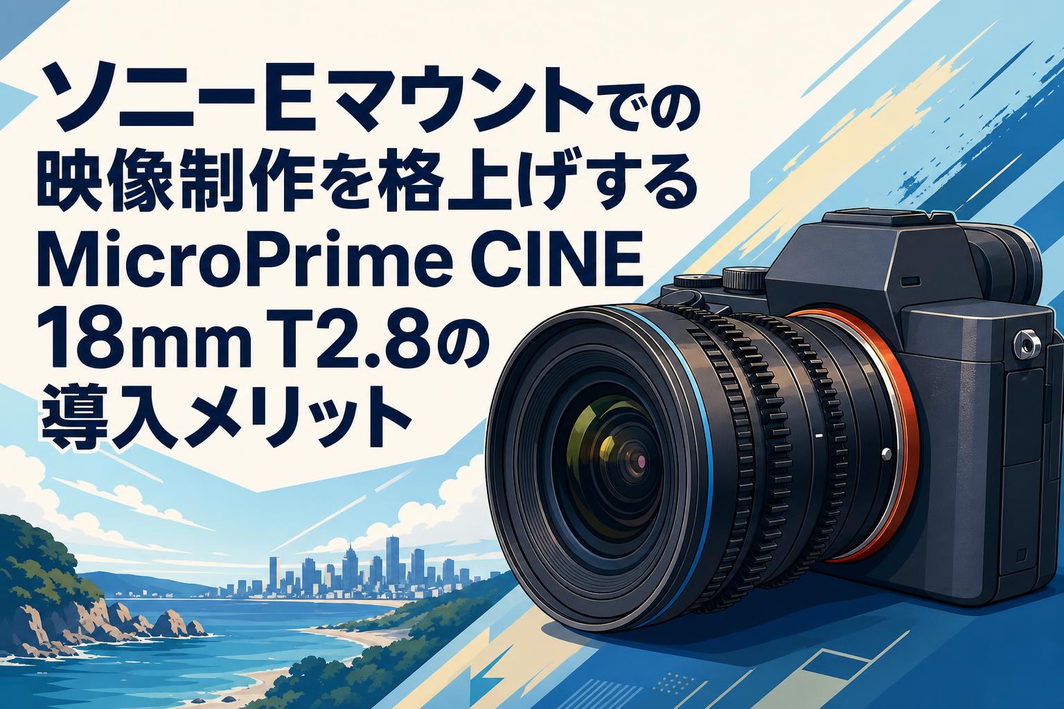 ソニーEマウントでの映像制作を格上げするMicroPrime CINE 18mm T2.8の