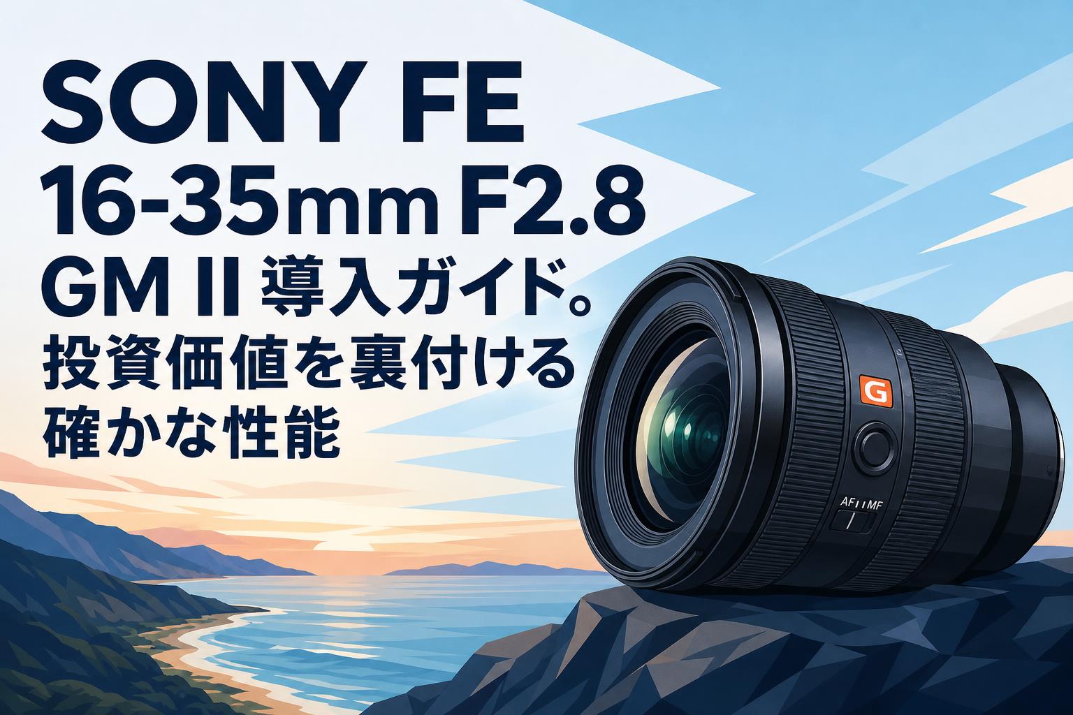 SONY FE 16-35mm F2.8 GM II 導入ガイド。投資価値を裏付ける確かな