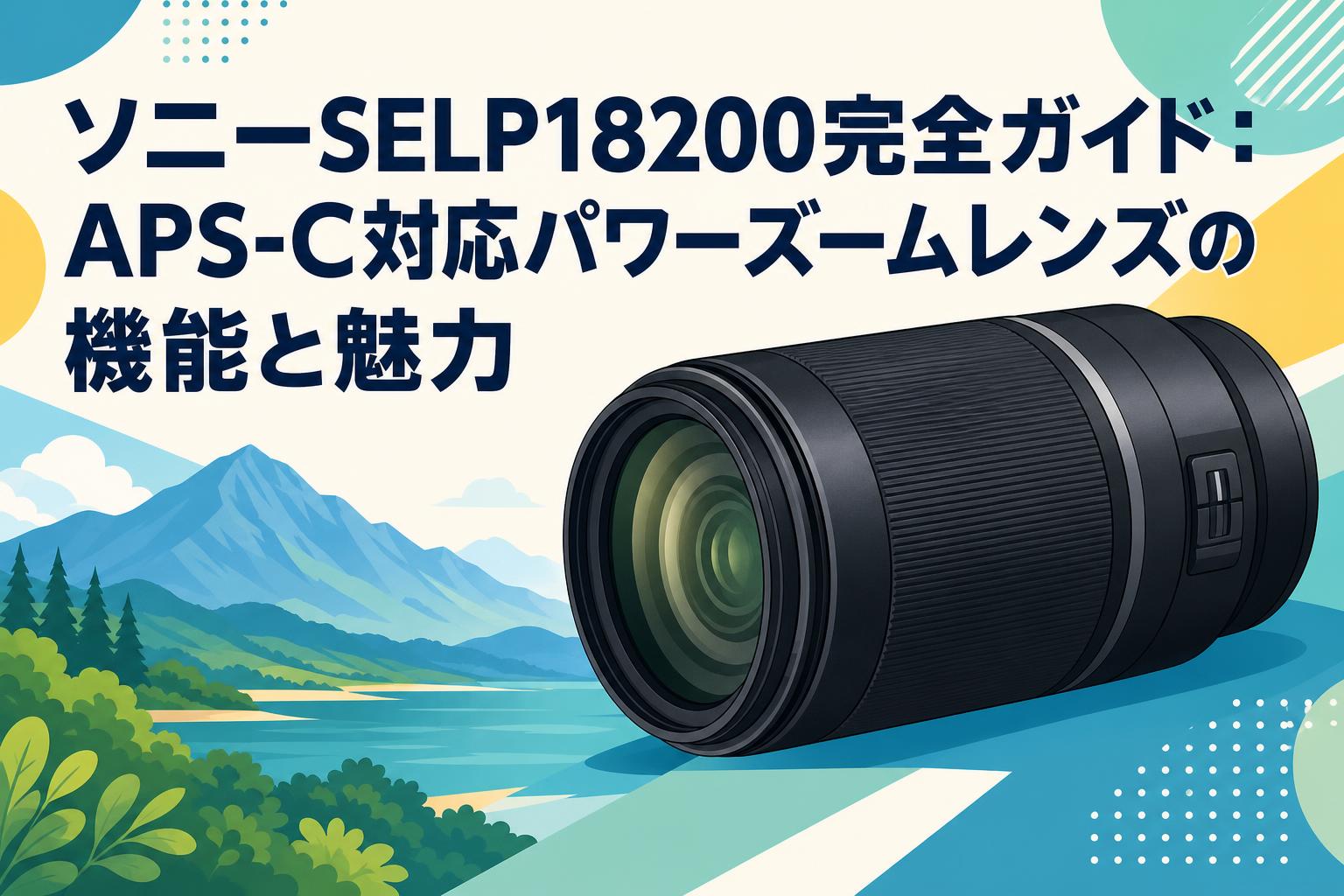 ソニーSELP18200完全ガイド：APS-C対応パワーズームレンズの機能と魅力
