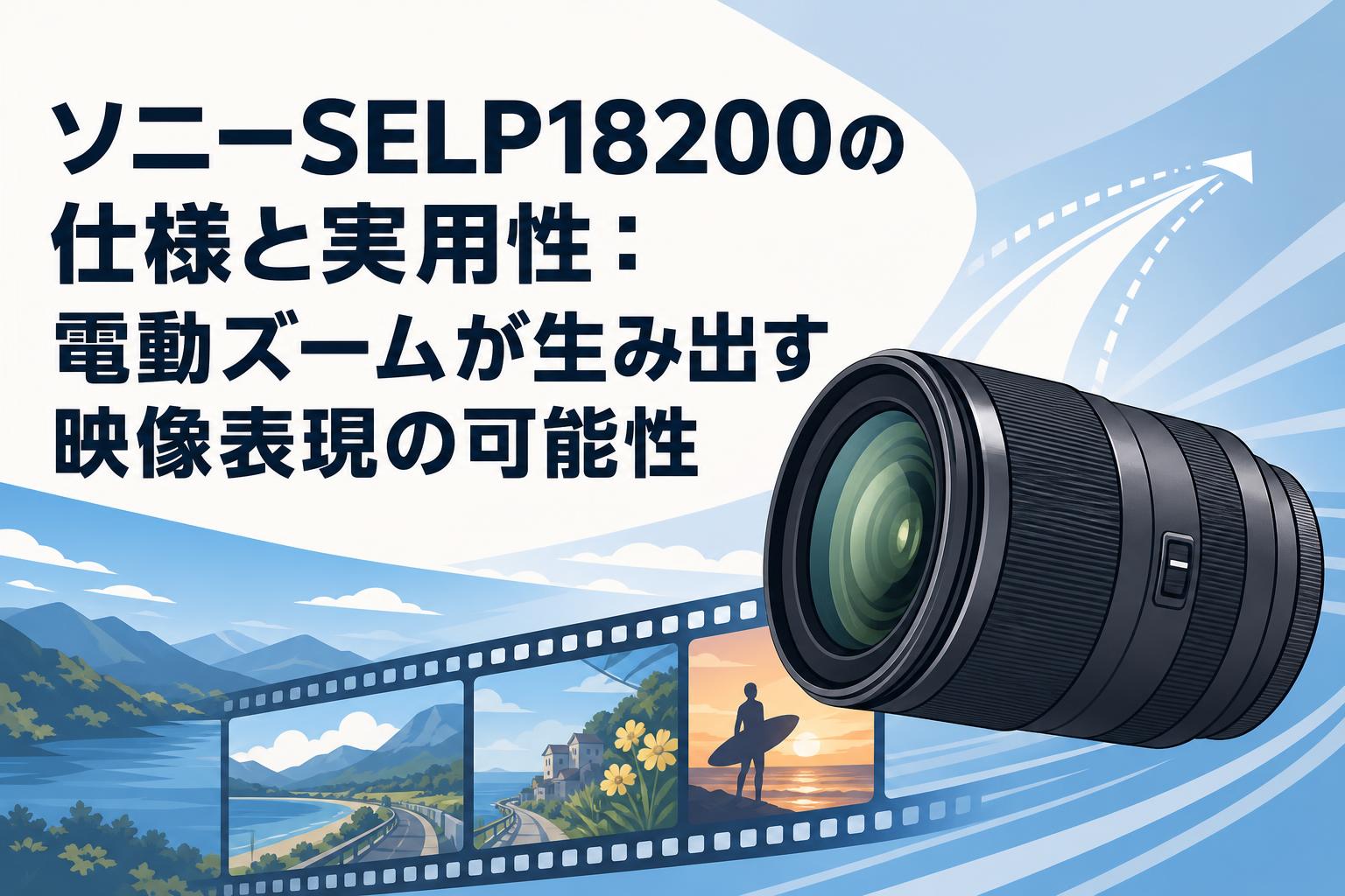 SONY SELP18200 OSS 動作良好 電動ズーム ソニーSELP18200の仕様と実用性：電動ズームが生み出す映像表現の可能