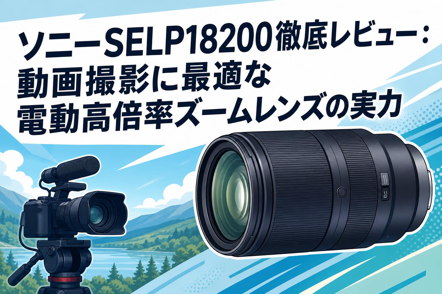 SONY SELP18200 OSS 美品 動作良好 電動ズーム ソニーSELP18200徹底レビュー：動画撮影に最適な電動高倍率ズーム