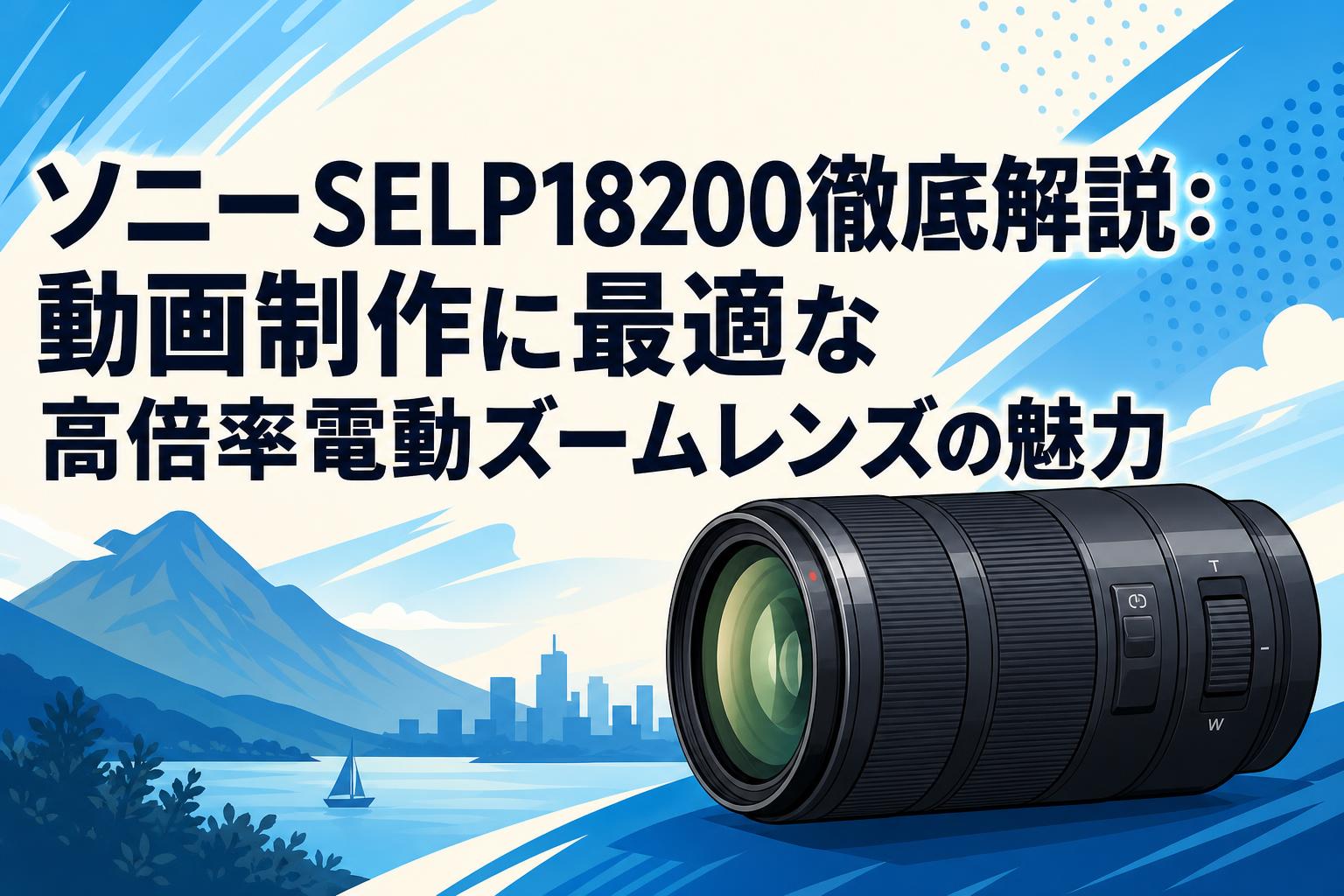 SONY SELP18200 OSS 美品 動作良好 電動ズーム ソニーSELP18200徹底解説：動画制作に最適な高倍率電動ズームレンズの