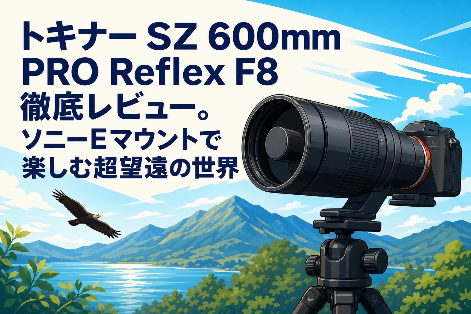 TOKINA SZ 600mm PRO Reflex F8 MF CF ソニーE トキナー SZ 600mm PRO Reflex F8 徹底レビュー。ソニーEマウントで