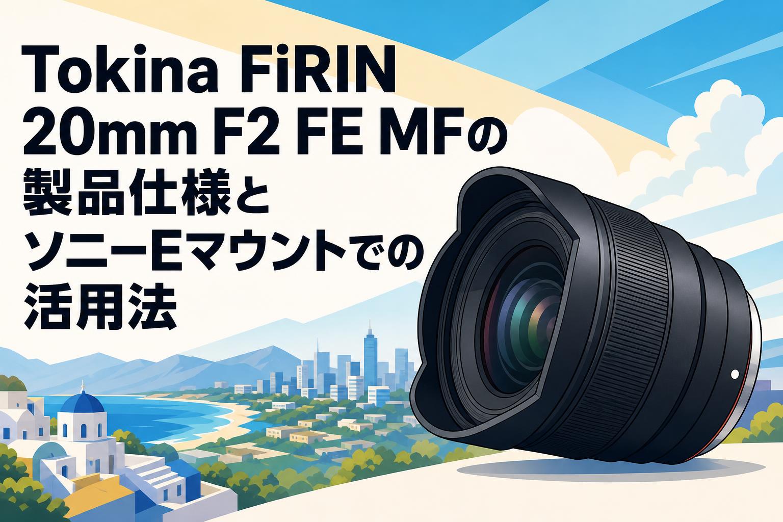 Tokina FiRIN 20mm F2 FE MFの製品仕様とソニーEマウントでの活用法