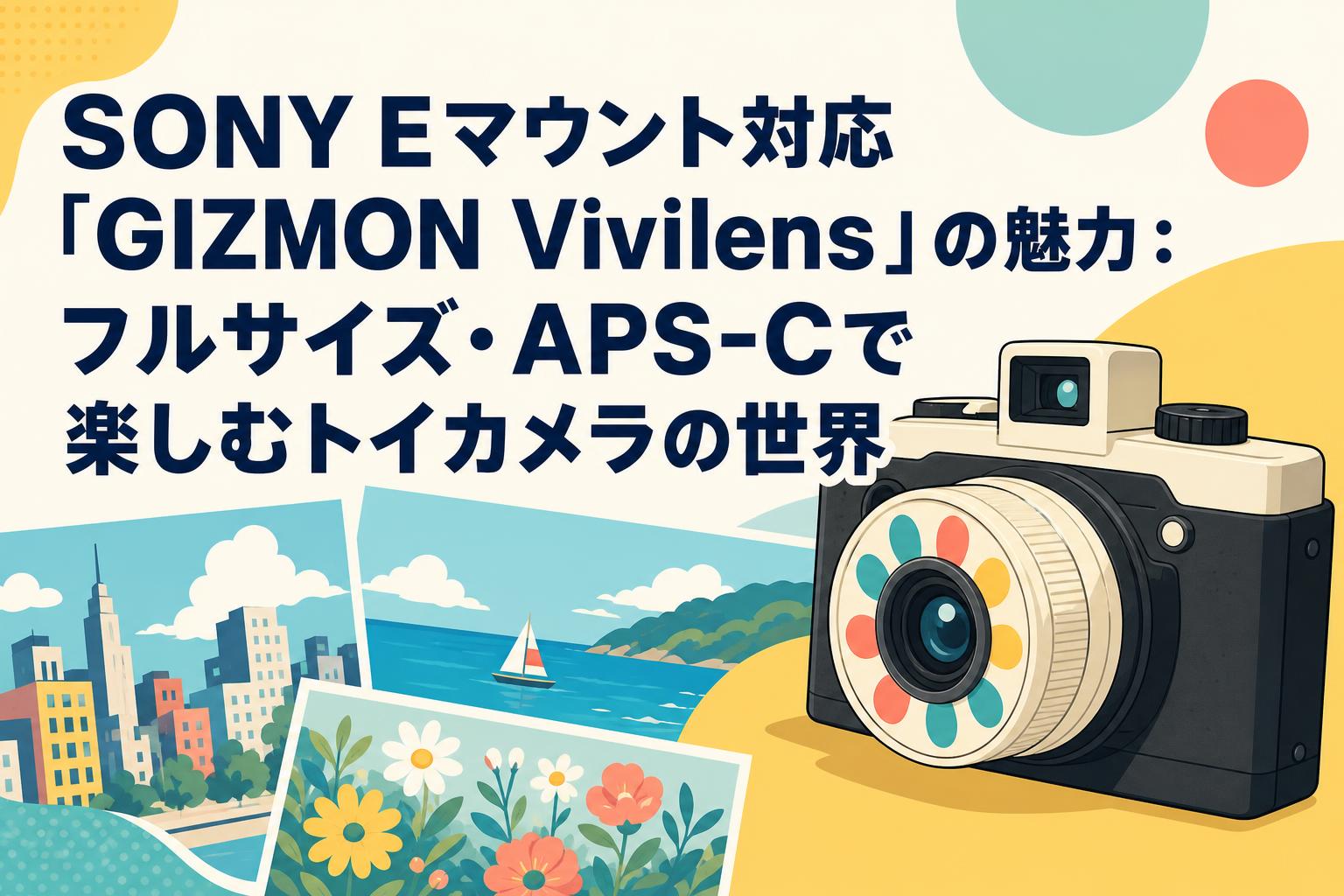 SONY デジタルカメラ SONY Eマウント対応「GIZMON Vivilens」の魅力：フルサイズ・APS-Cで