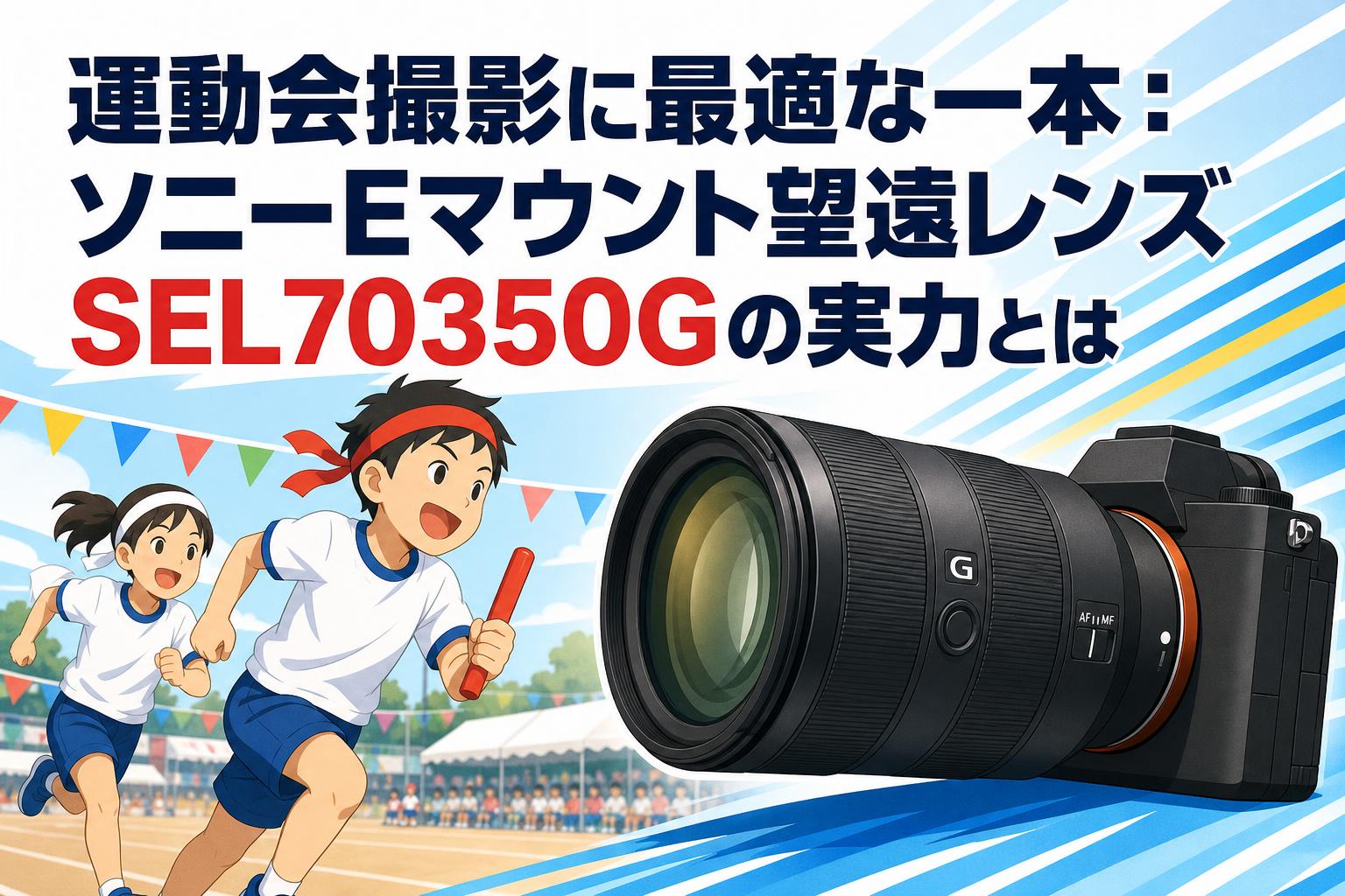 運動会撮影に最適な一本：ソニーEマウント望遠レンズSEL70350Gの実力と