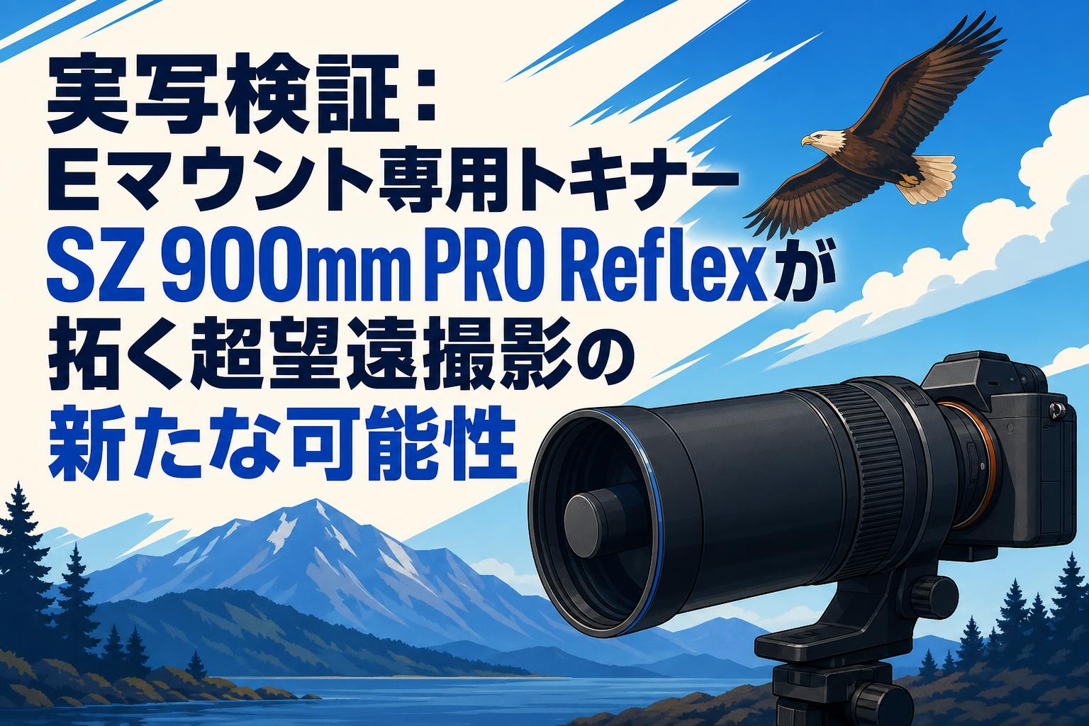 【ソラ様確認用】9点 実写検証：Eマウント専用トキナー SZ 900mm PRO Reflexが拓く超望遠