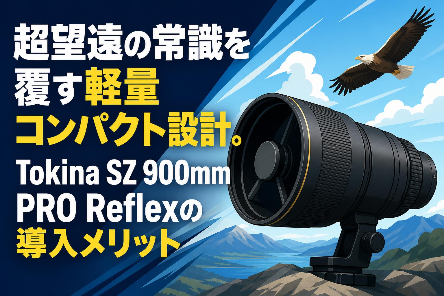 超望遠の常識を覆す軽量コンパクト設計。Tokina SZ 900mm PRO Reflexの