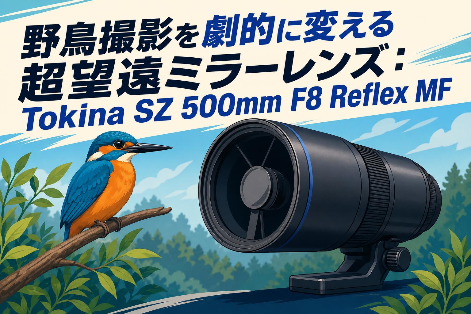 カメラ6台分 野鳥撮影を劇的に変える超望遠ミラーレンズ：Tokina SZ 500mm F8