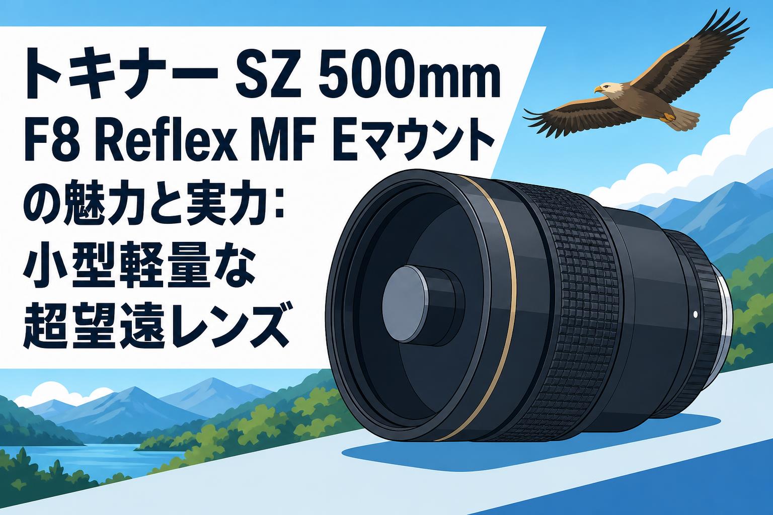 トキナー SZ 500mm F8 Reflex MF Eマウントの魅力と実力：小型軽量な超