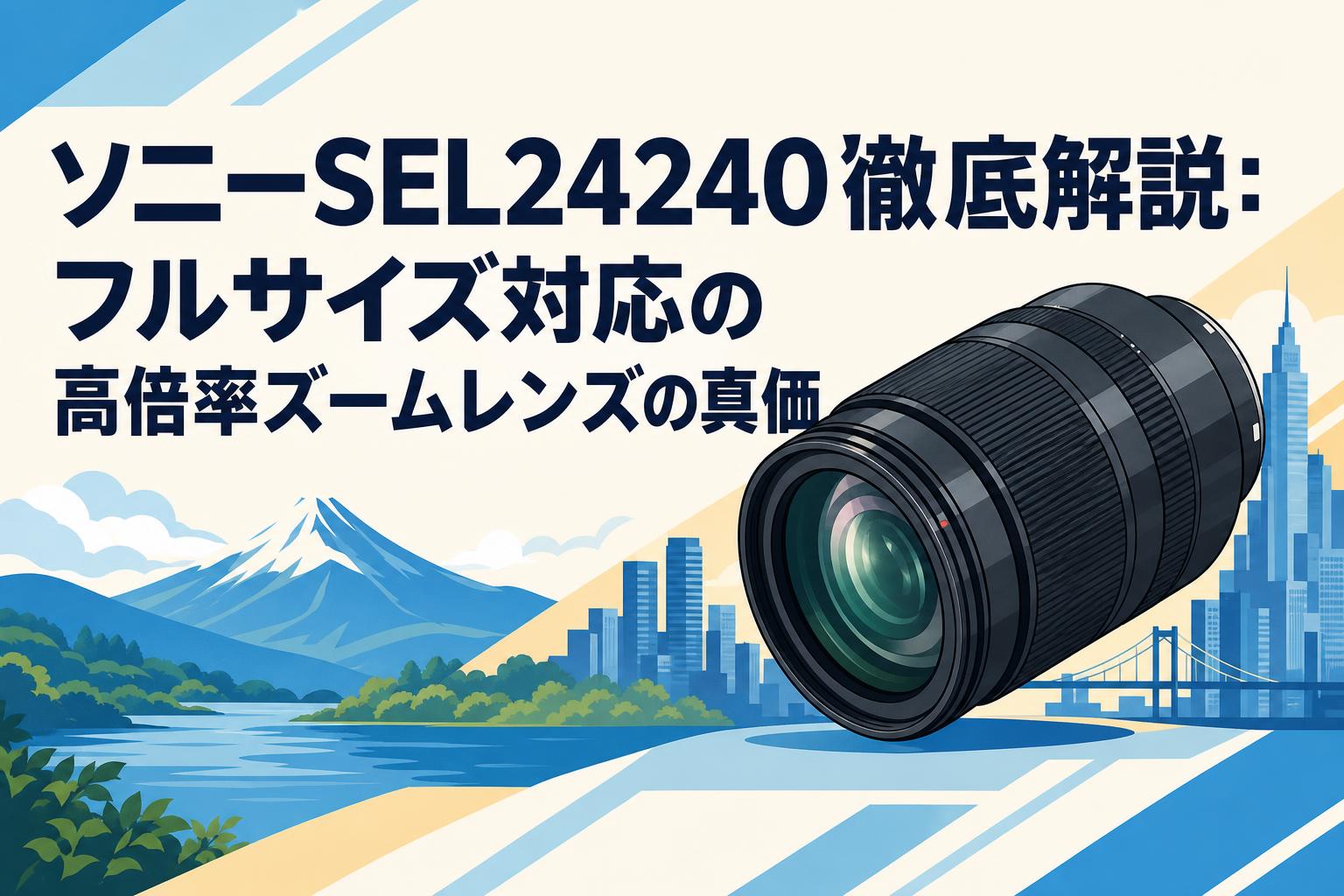 レンズ(ズーム) SONY SEL24240 ソニーSEL24240徹底解説：フルサイズ対応の高倍率ズームレンズの真価