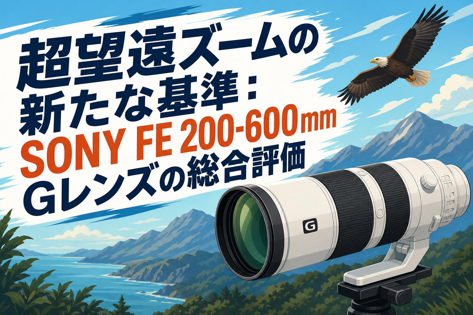 超望遠ズームの新たな基準：SONY FE 200-600mm Gレンズの総合評価