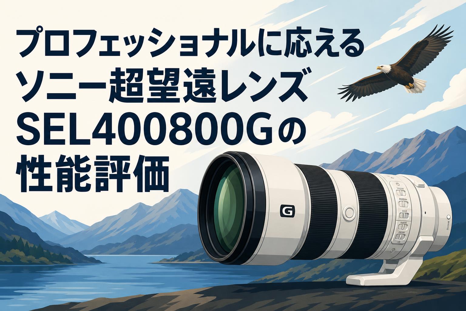 プロフェッショナルに応えるソニー超望遠レンズSEL400800Gの性能評価