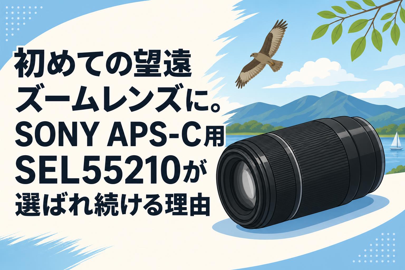 初めての望遠ズームレンズに。SONY APS-C用SEL55210が選ばれ続ける理由