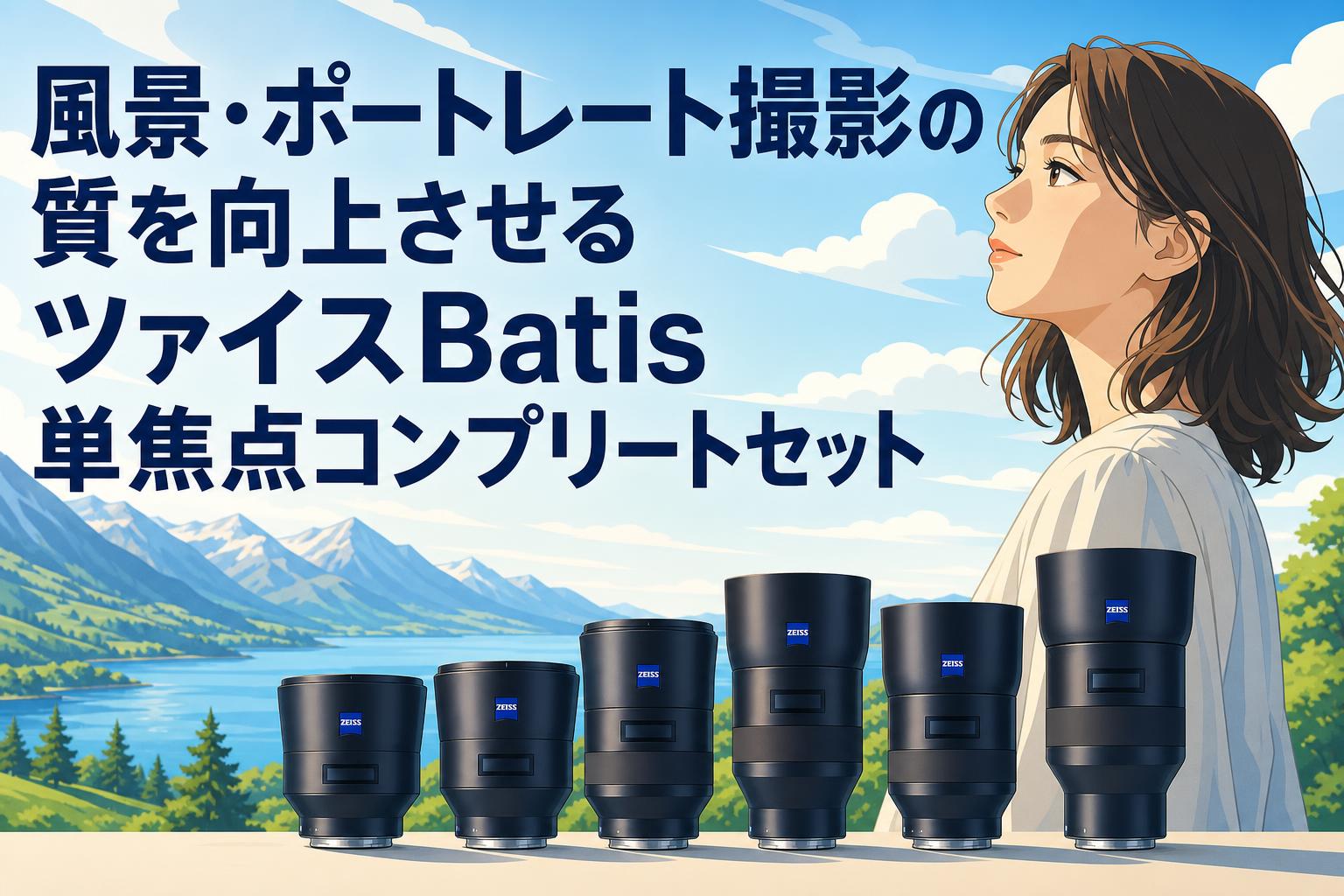 風景・ポートレート撮影の質を向上させるツァイスBatis単焦点