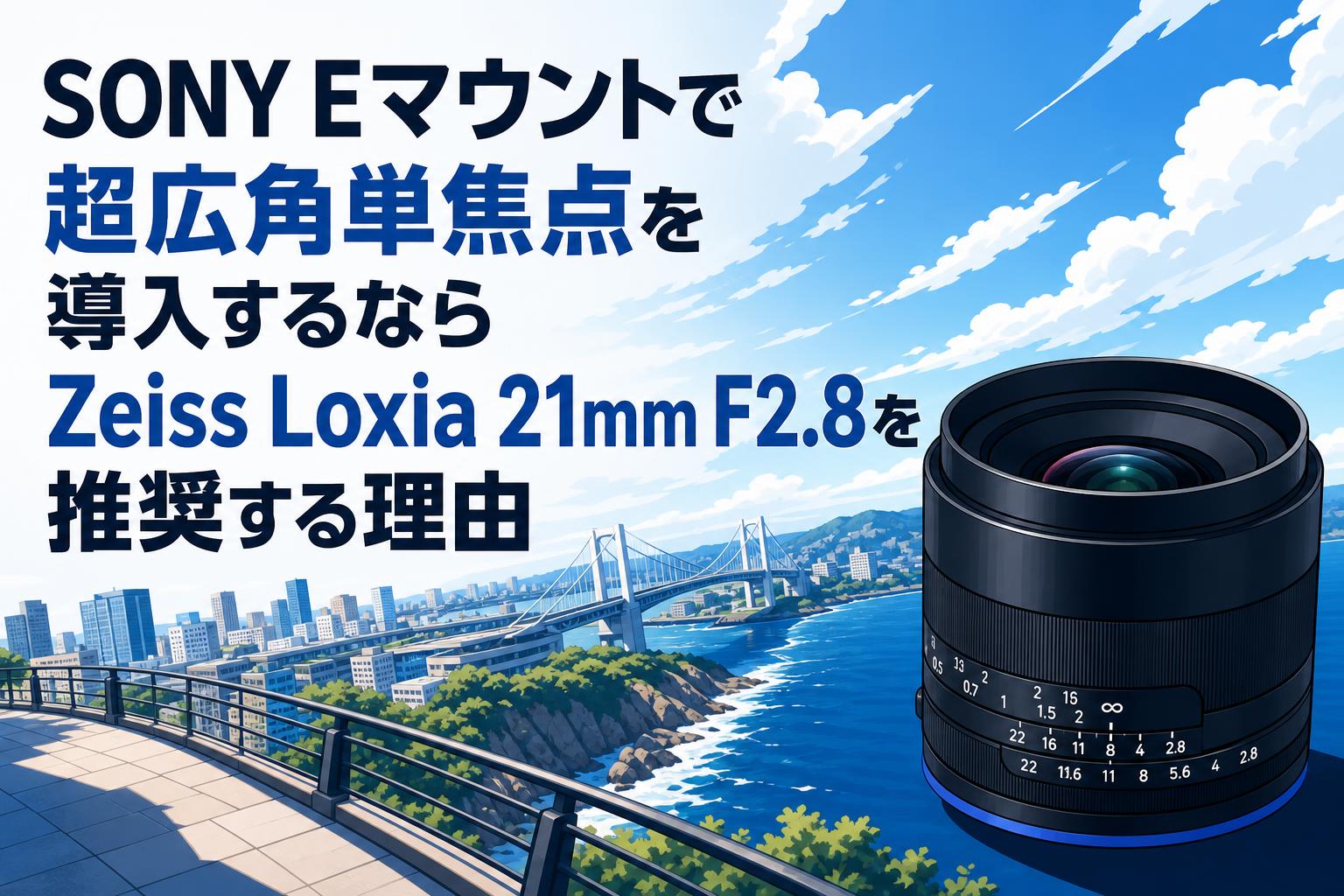 SONY Eマウントで超広角単焦点を導入するならZeiss Loxia 21mm F2.8を