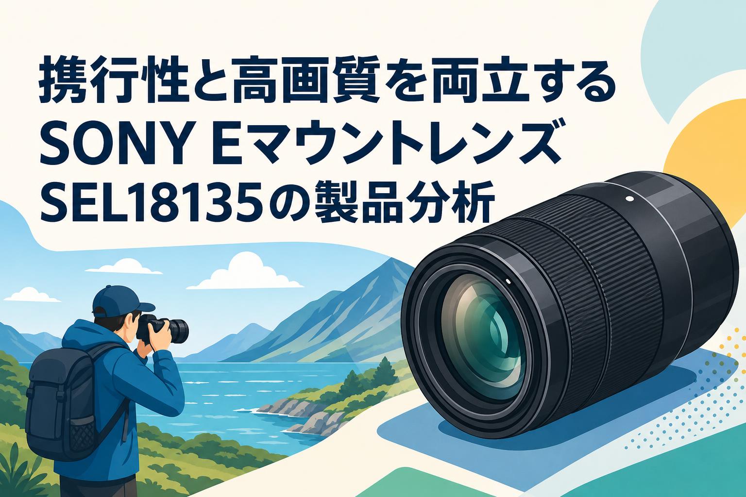 携行性と高画質を両立するSONY EマウントレンズSEL18135の製品分析