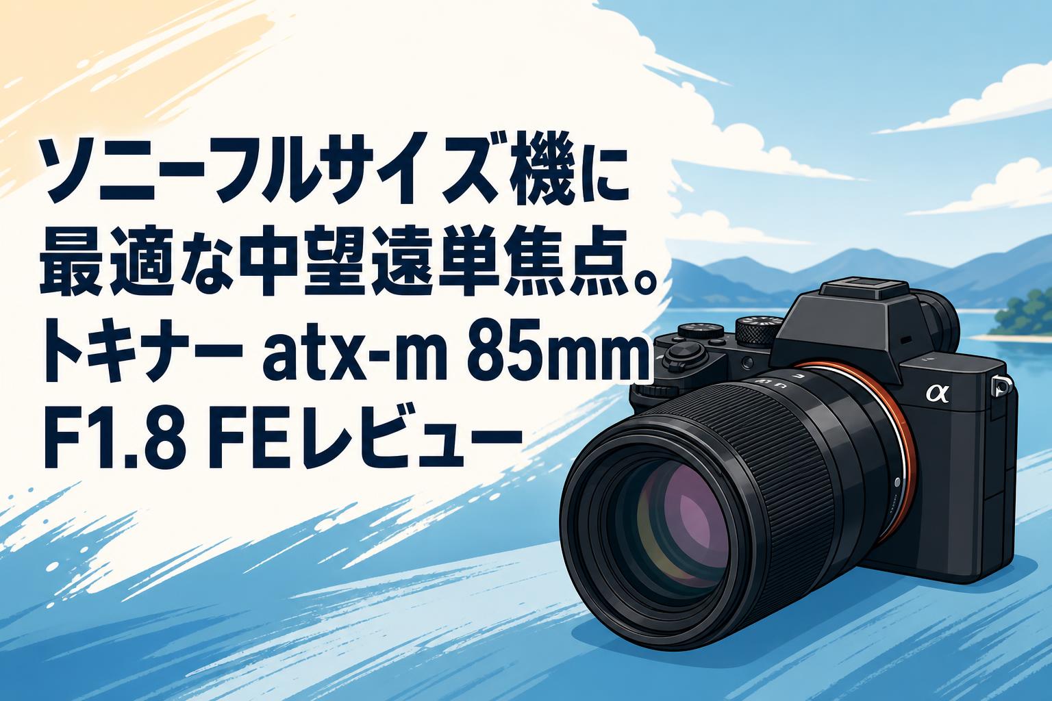 ソニーフルサイズ機に最適な中望遠単焦点。トキナー atx-m 85mm F1.8