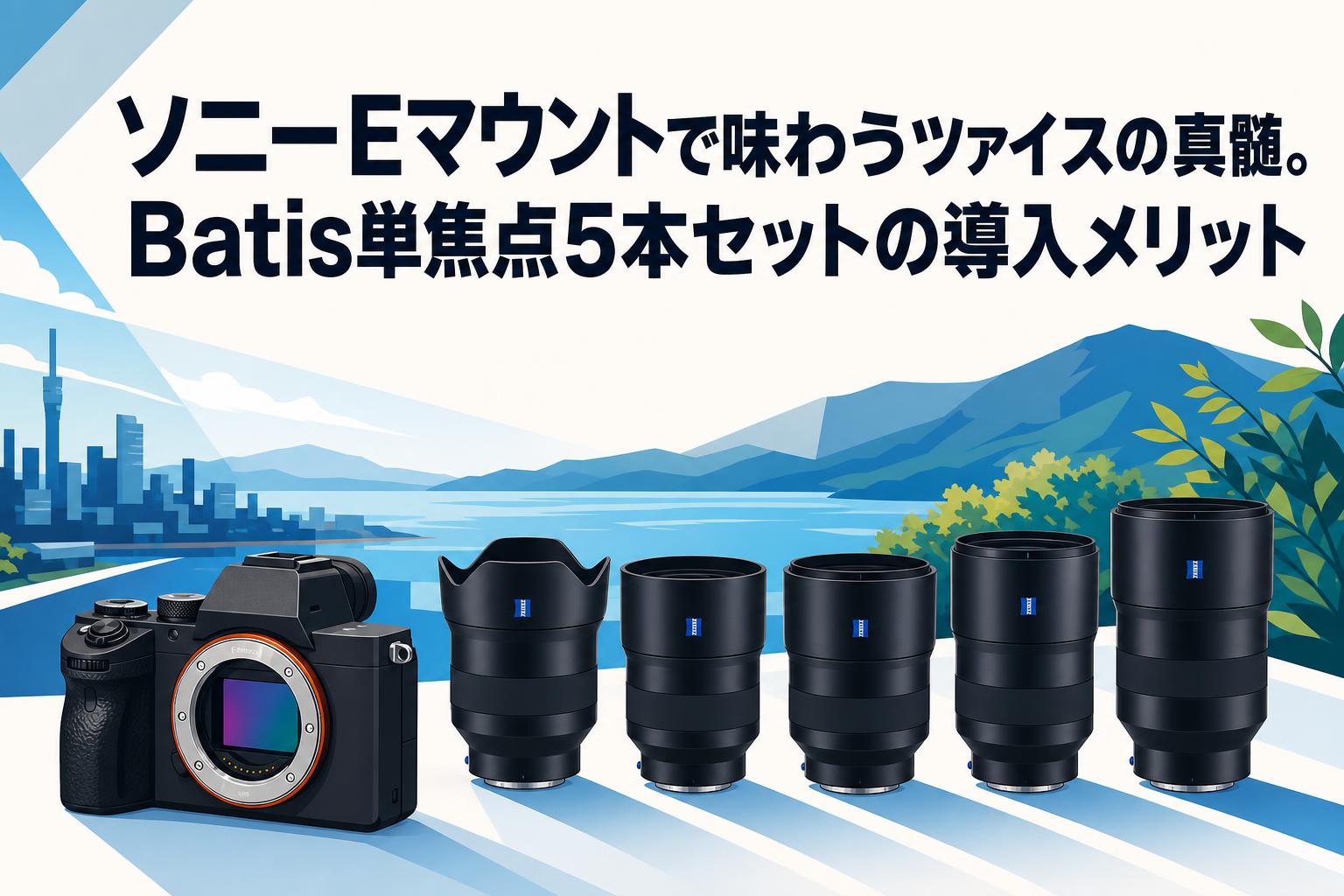 ソニーEマウントで味わうツァイスの真髄。Batis単焦点5本セットの導入