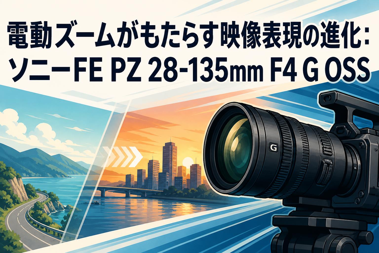 電動ズームがもたらす映像表現の進化：ソニーFE PZ 28-135mm F4 G OSS