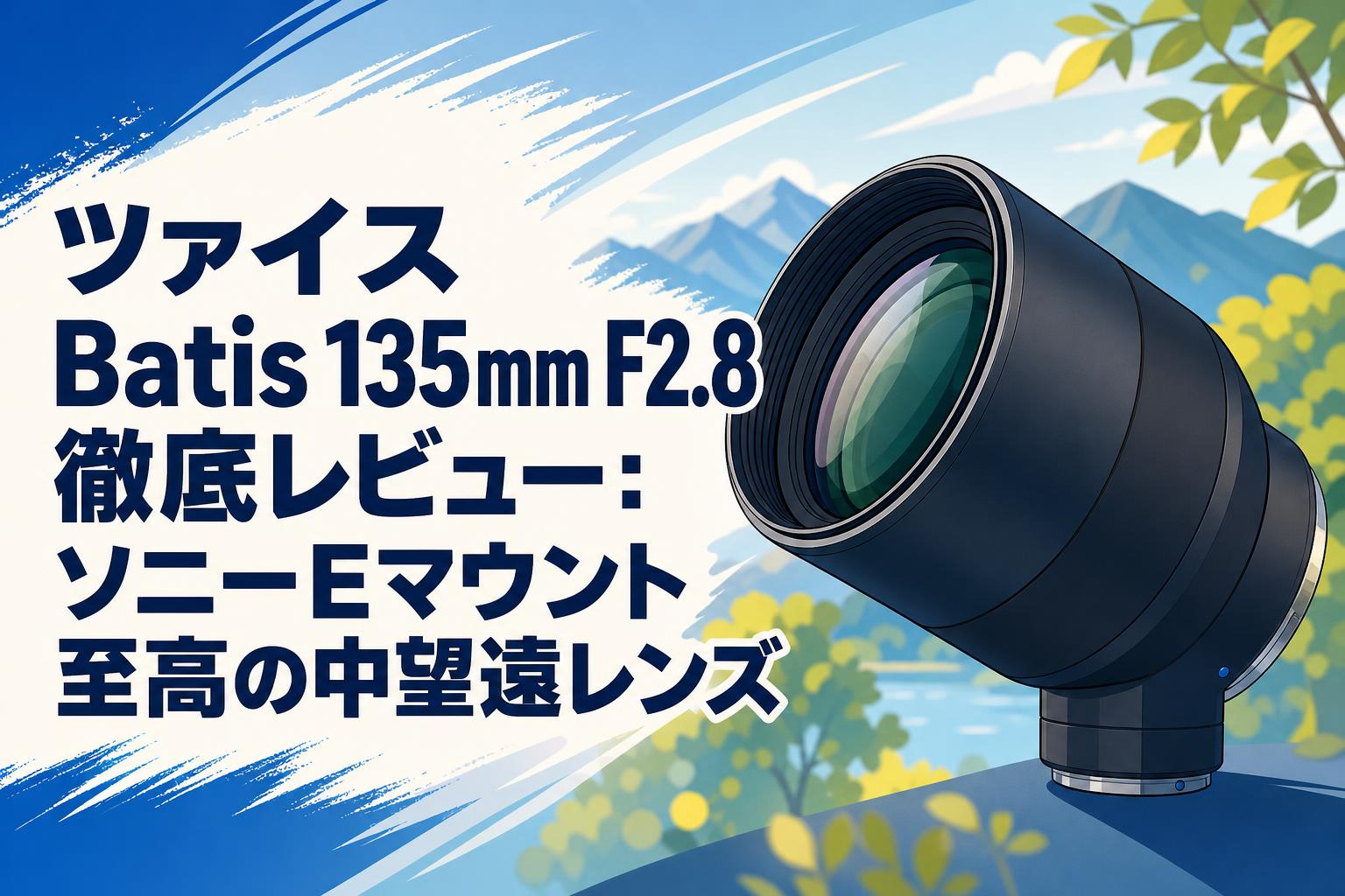 ツァイス Batis 135mm F2.8 徹底レビュー：ソニーEマウント至高の中