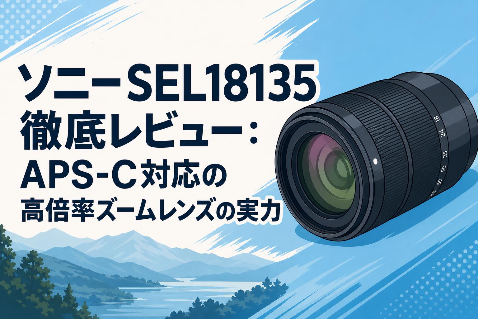 ソニーSEL18135徹底レビュー：APS-C対応の高倍率ズームレンズの実力