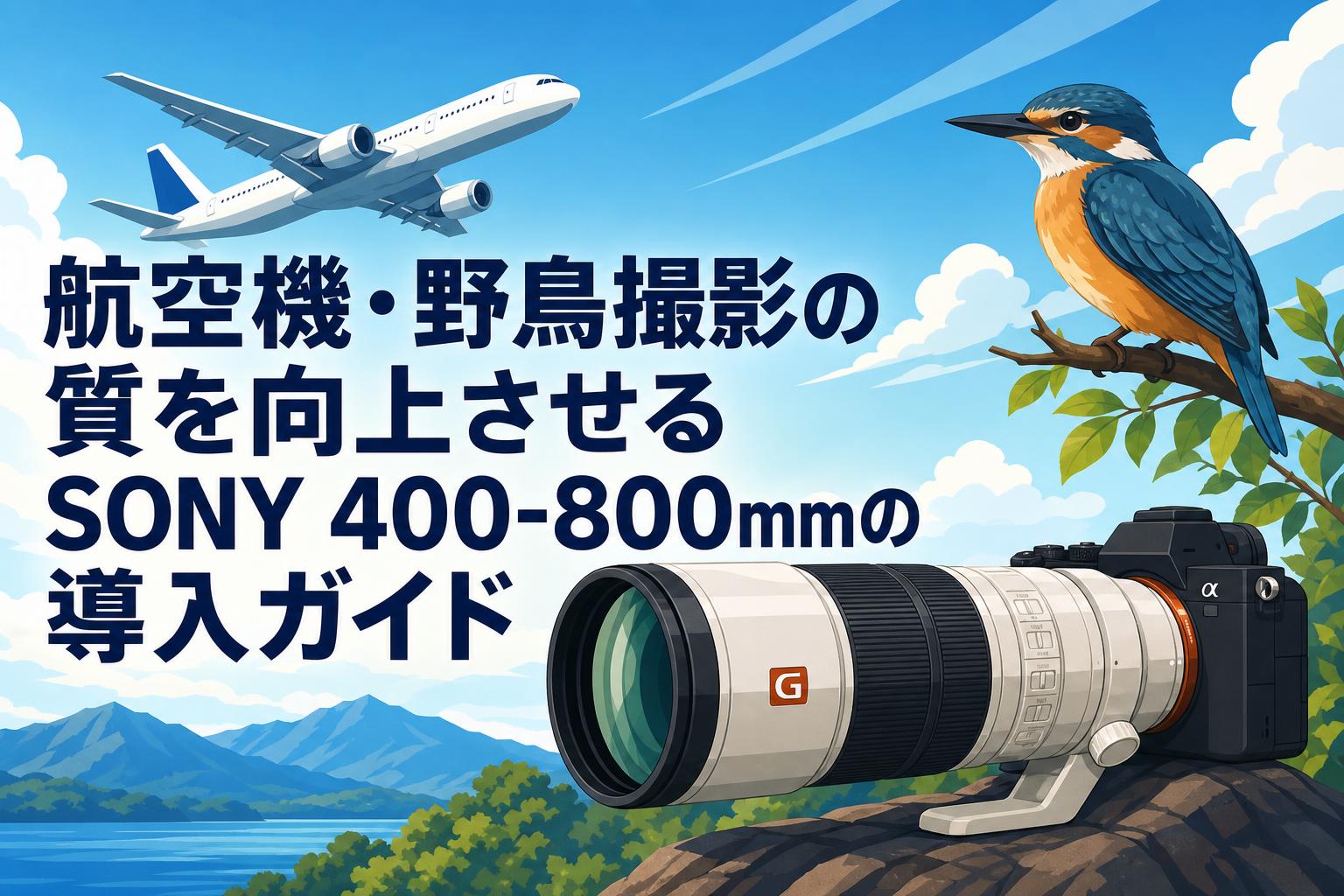 航空機・野鳥撮影の質を向上させるSONY 400-800mmの導入ガイド | PANDA