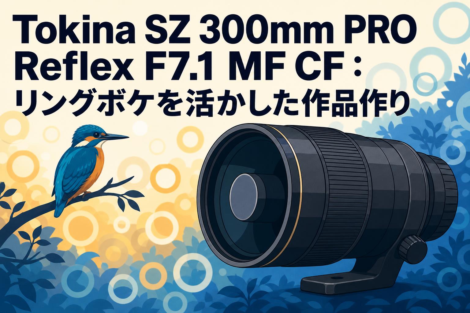toki★さん専用 Tokina SZ 300mm PRO Reflex F7.1 MF CF：リングボケを活かした作品