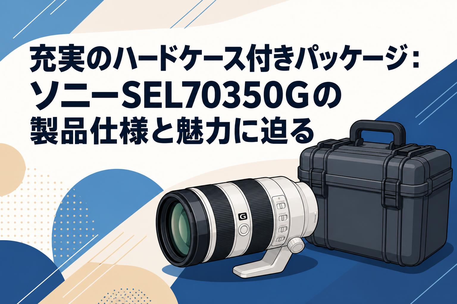 充実のハードケース付きパッケージ：ソニーSEL70350Gの製品仕様と魅力