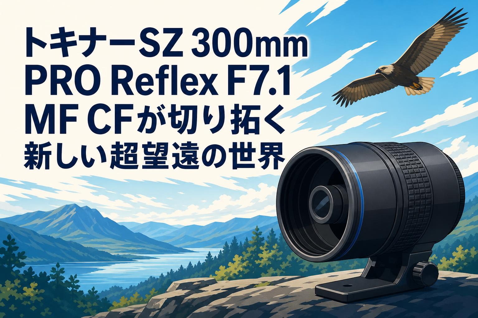トキナーSZ 300mm PRO Reflex F7.1 MF CFが切り拓く新しい超望遠の世界