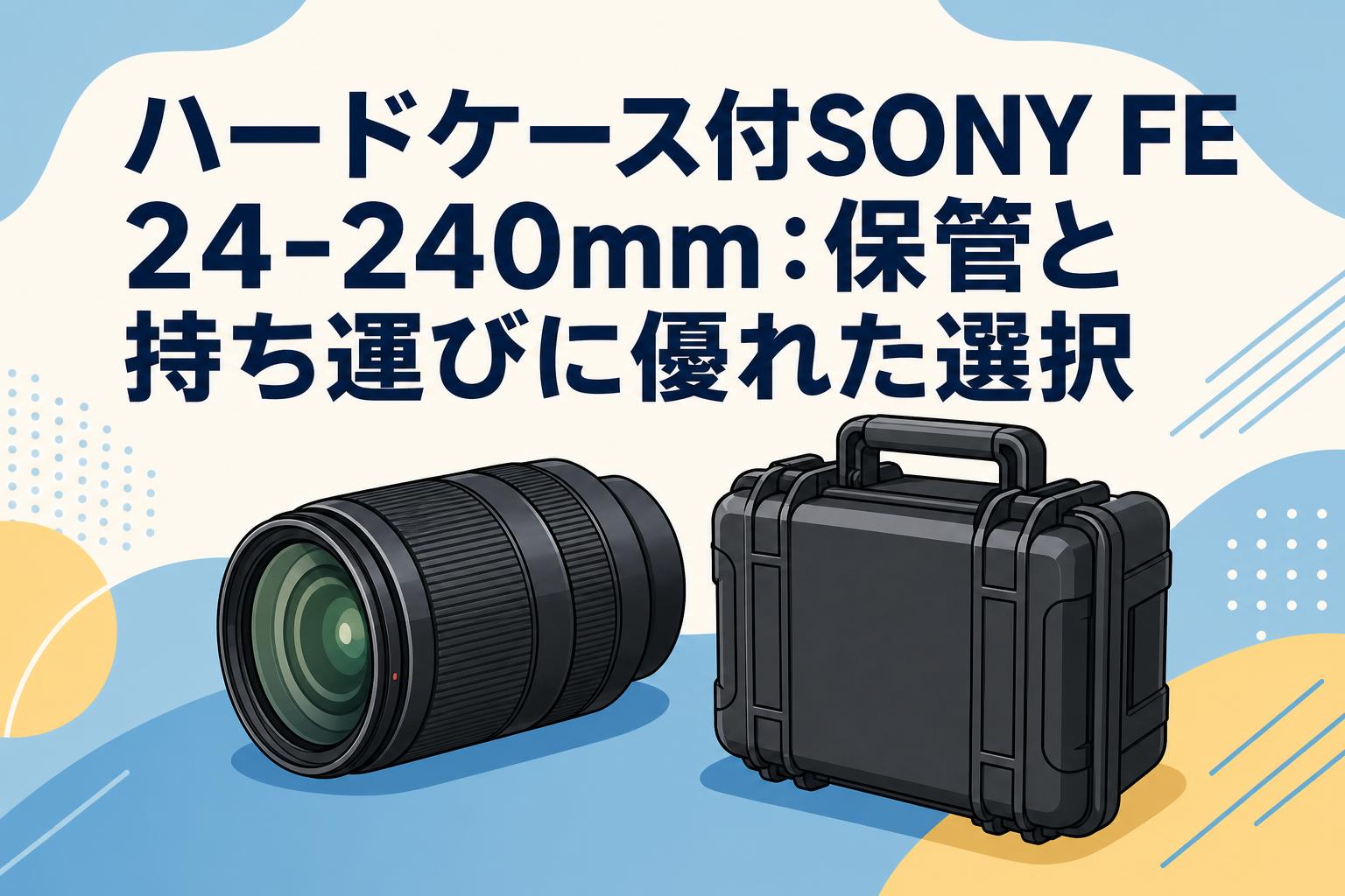 ハードケース付SONY FE 24-240mm：保管と持ち運びに優れた選択 | PANDA