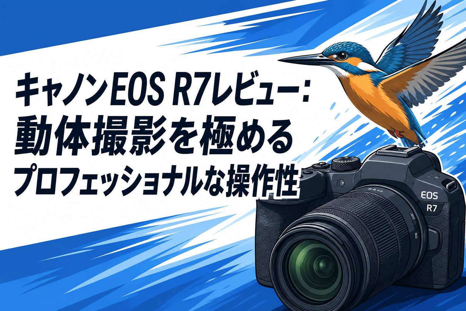キャノンEOS R7レビュー：動体撮影を極めるプロフェッショナルな操作性
