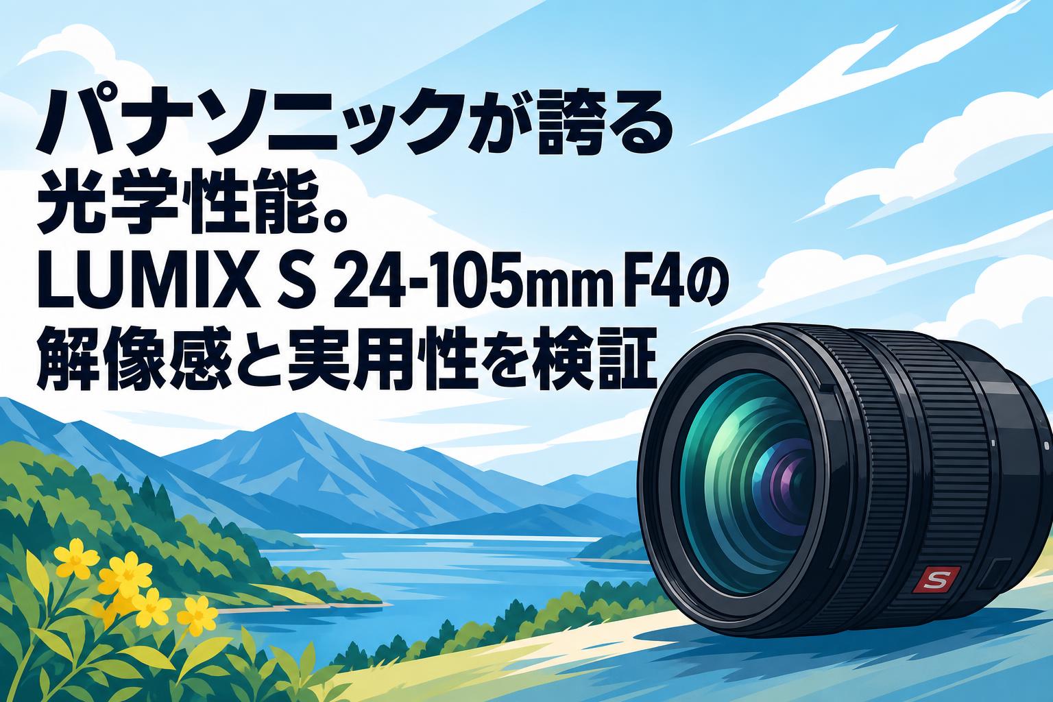 パナソニックが誇る光学性能。LUMIX S 24-105mm F4の解像感と実用性を