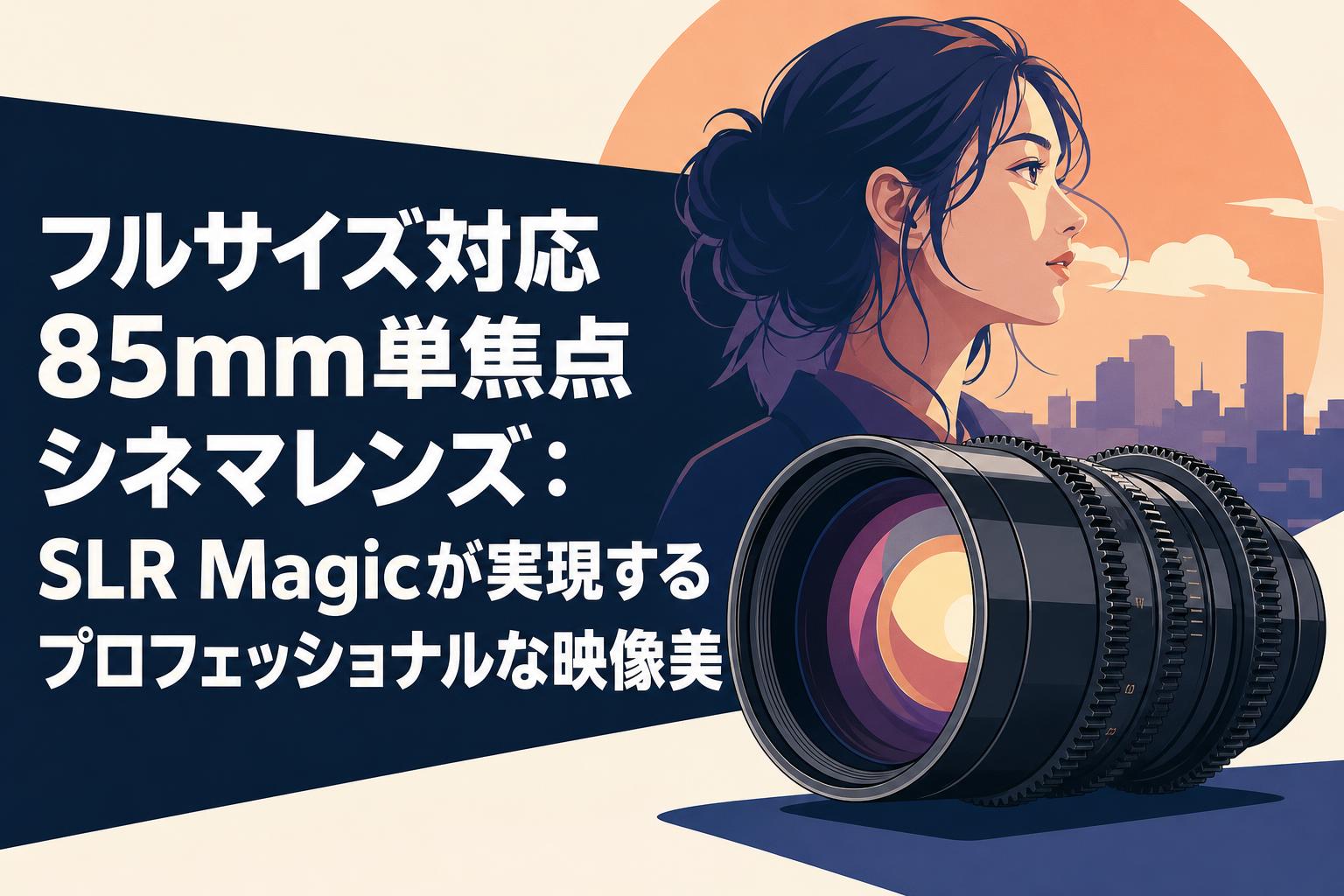 フルサイズ対応85mm単焦点シネマレンズ：SLR Magicが実現する