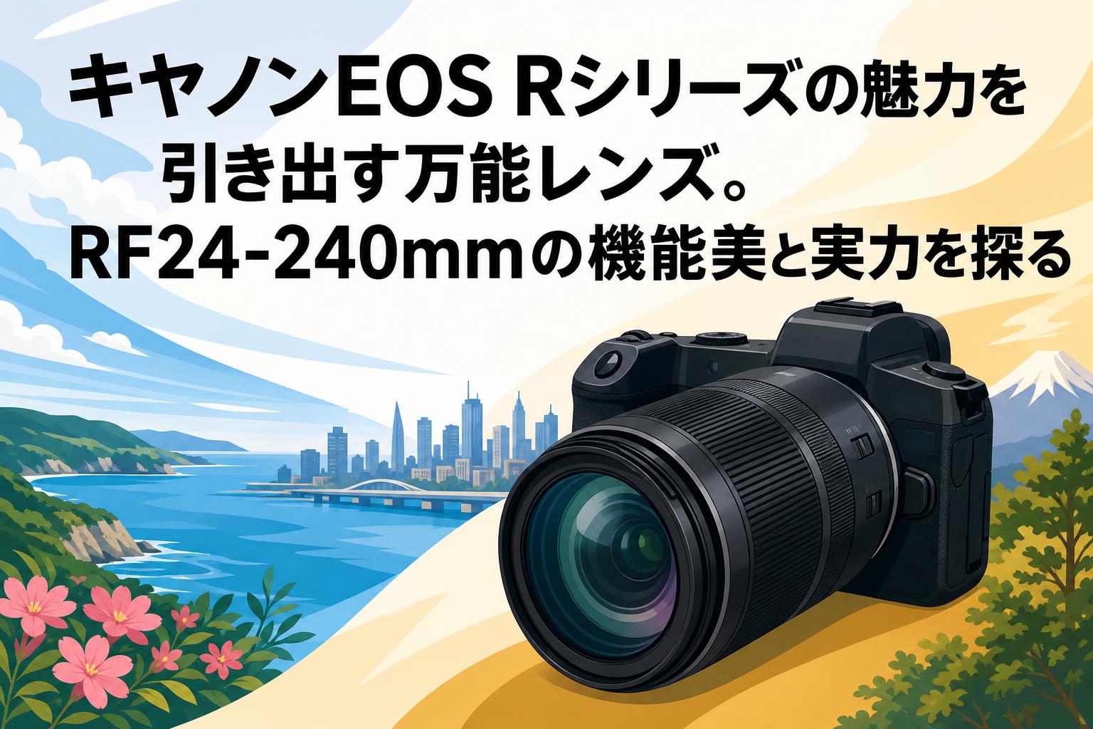キヤノンEOS Rシリーズの魅力を引き出す万能レンズ。RF24-240mmの機能