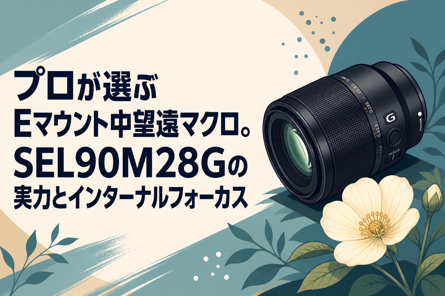 プロが選ぶEマウント中望遠マクロ。SEL90M28Gの実力とインターナル