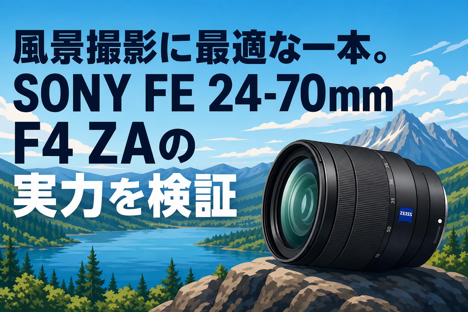 レンズ(ズーム) Sony FE 24-70mm F4 風景撮影に最適な一本。SONY FE 24-70mm F4 ZAの実力を検証 | PANDA