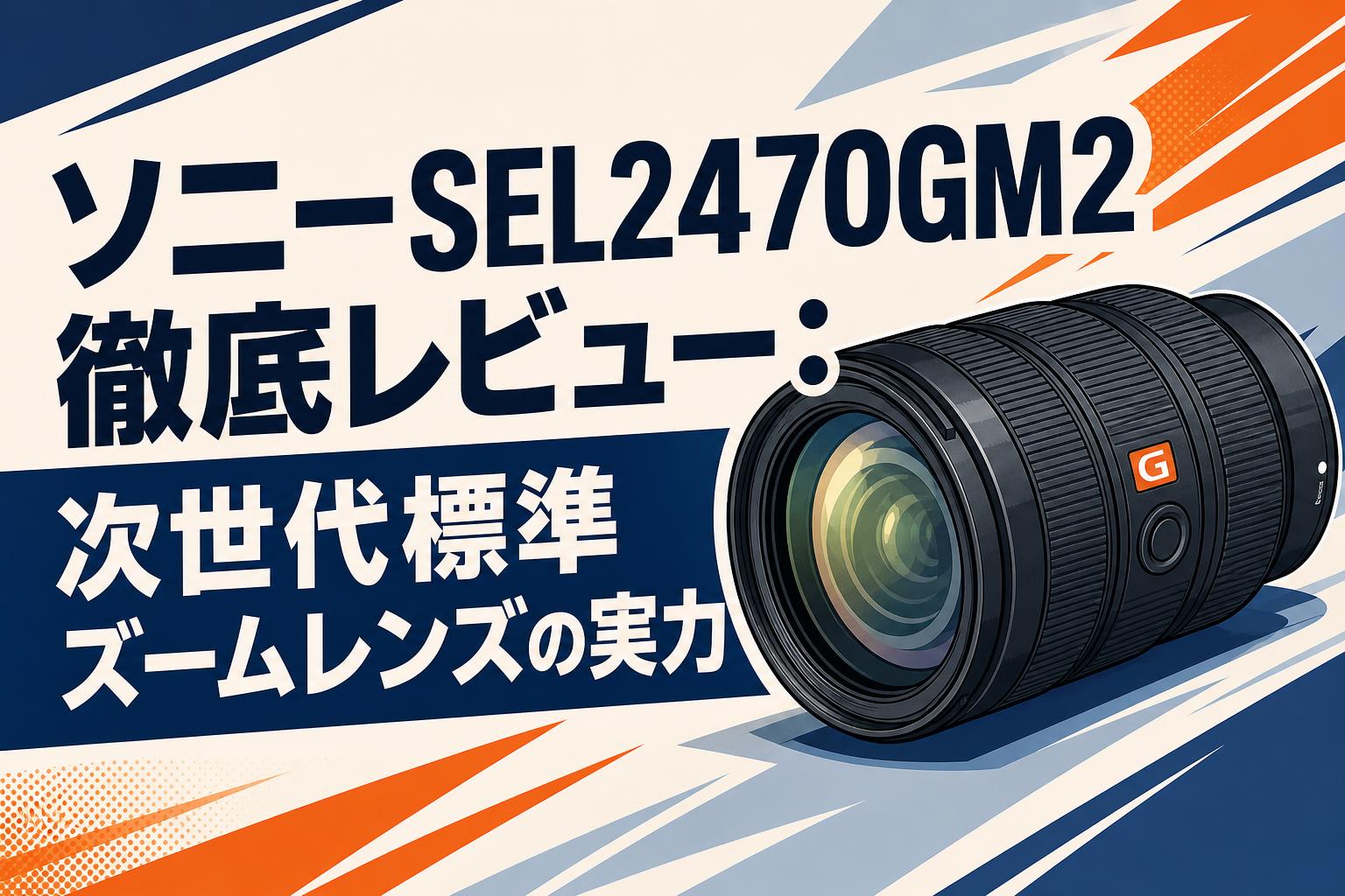 ソニーSEL2470GM2徹底レビュー：次世代標準ズームレンズの実力 | PANDA