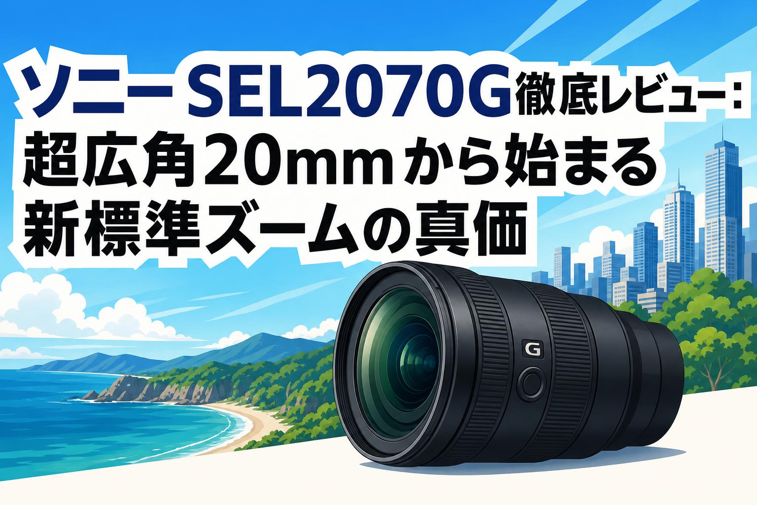 ソニー SEL2070G徹底レビュー：超広角20mmから始まる新標準ズームの