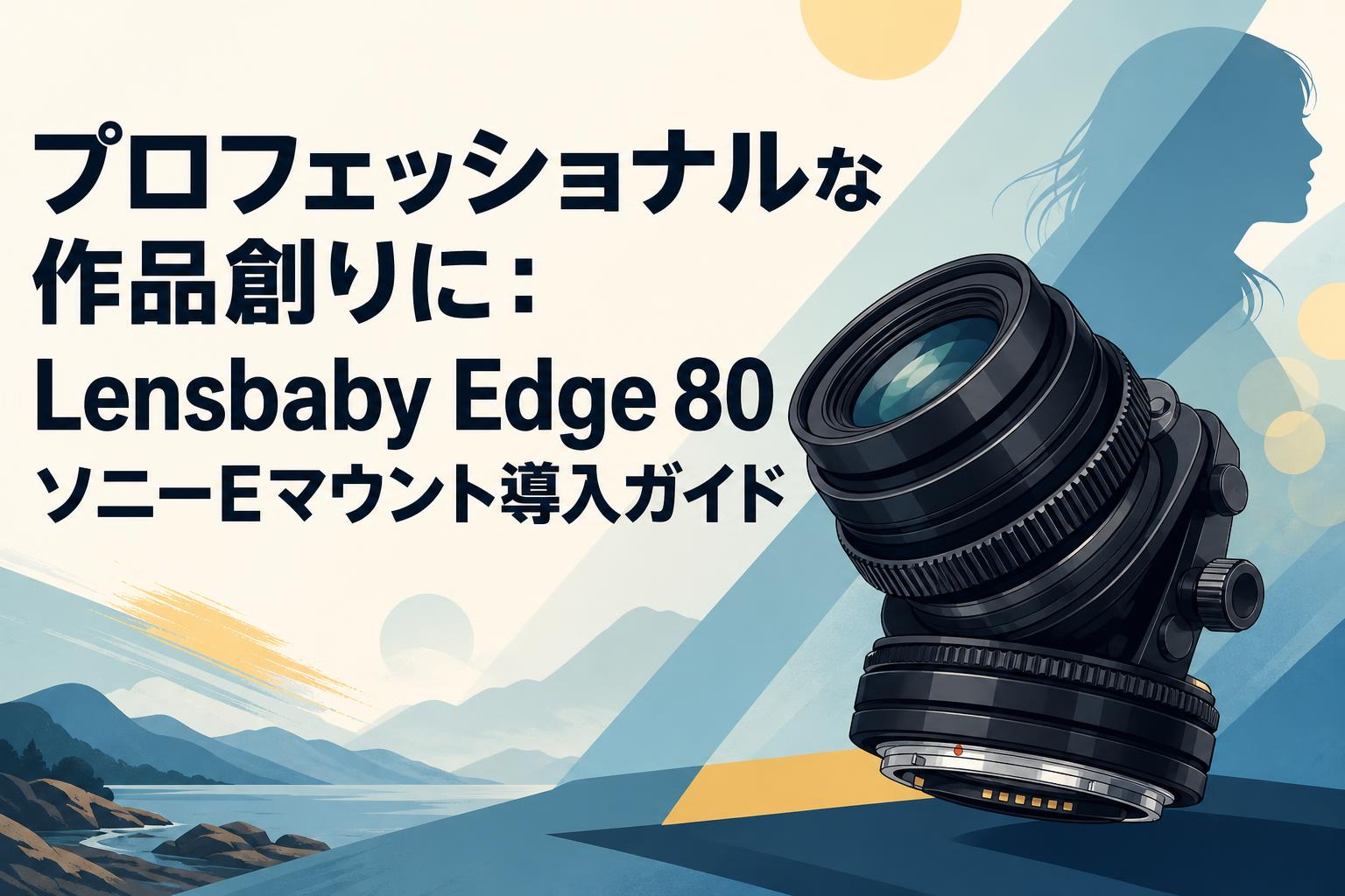プロフェッショナルな作品創りに：Lensbaby Edge 80 ソニーEマウント